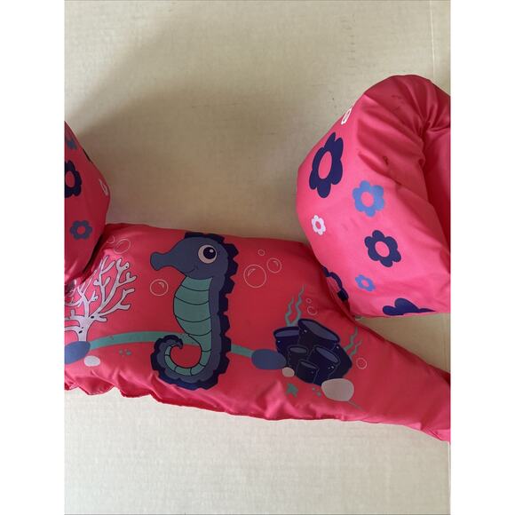 Stearns Puddle Jumper Swim Floatation Device Life Jacket Vest 30-50 lbs SEAHORSE - Picture 4 of 9